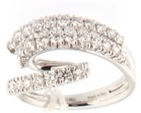 Ringe Davite & Delucchi Dame in Weißgold Diamante 1.01 Ct AA032009 - AA032009